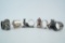Lot of (5) Victorian Silver Plated Animal Napkin Rings
