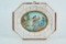 1800s V. Giraud Miniature Plaque W/Mother of Pearl