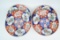 Lot of (4) Hand-Painted 12