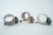 Lot of (3) Victorian Silver Plated Animal Napkin Rings