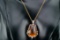 30.00ct Citrine, 1.00ctw Diamond and 14K Pendant