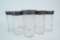 Lot of (8) Vintage Etched Crystal Tumblers
