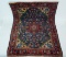 Antique Hand-Knotted Persian Rug, Floral Design