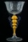 Venetian Hand-Blown Art Glass Goblet