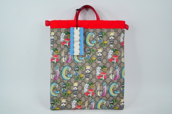 Gucci x Higuchi Yuko Animal GG Drawstring Backpack