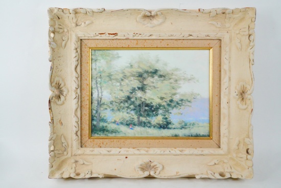 Andre Gisson Impressionist Landscape Oil on Canvas