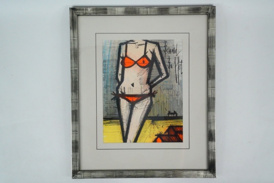 After Bernard Buffet "The Bikini" Lithograph