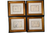 After Pablo Picasso Set of Four Offset Lithographs