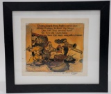 Disney's Snow White 1932 Drawing W/COA