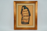 Daniel Machuca 1966 Untitled Ink with Wash on Paper