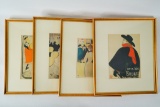 After Toulouse-Lautrec Lot of (4) Lithographs #111/200