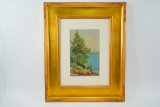 Lorenzo P. Latimer 1928 Watercolor on Paper