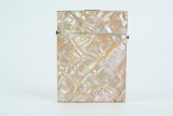 Victorian Mother of Pearl Calling Card Case