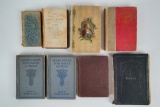 Lot of (8) Antique 19th to Early 20th Century Books
