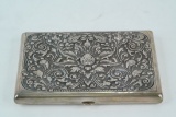 Early 20th C. Continental Silver Calling Card Case
