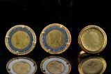 Cristina Sabatini Italian Lira Coin Ring and Earrings