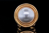 Cristina Sabatini Mabe Pearl Gold Plated Giana Ring