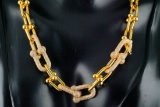 Elegant Gold Tone Metal 18.5