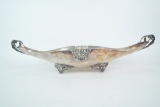 Vintage Ornate Silver Plated Centerpiece Serving Dish