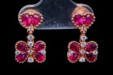 2.20ctw Ruby, 0.25ctw Diamond and 18K 0.75