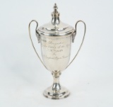 1959 Sterling Silver Mixed Doubles Championship Trophy