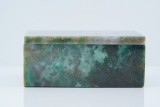 Solid Green Agate Lidded Box