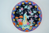 Vintage Japanese Hand-Painted Charger