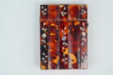 Victorian Burl Wood, Mother of Pearl Calling Card Case