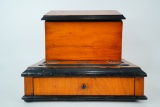 Victorian Era Wooden Writing Slope/Stationery Box