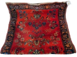 Antique Hand-Knotted Persian Rug, Floral Vine Design