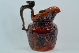 Arthur Wood Relief-Molded Ceramic Pitcher