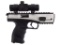 Manufacturer: Walther Model: SP22 ? M1 Gauge/Cal: .22 LR Type: Pistol Serial #: EP006022 Misc: