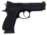 Manufacturer: CZ Model: 40 - P Gauge/Cal: .40 S&W Type: Pistol Serial #: A308293 Misc: Factory hard