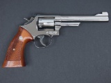 Manufacturer: S & W Model: 19-6 Gauge/Cal: .357 Mag Type: Revolver Serial #: BEW9078 Misc: Checkered