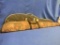 Canvas padded scoped rifle gun case Interior lining has a tear 44