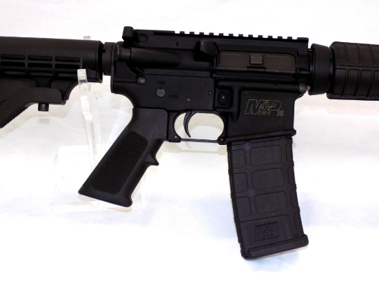 Manufacturer: Smith & Wesson Model: M&P 15 Gauge/Cal: 5.56x45 Type: AR Rifle Serial: 05447 Misc: Two