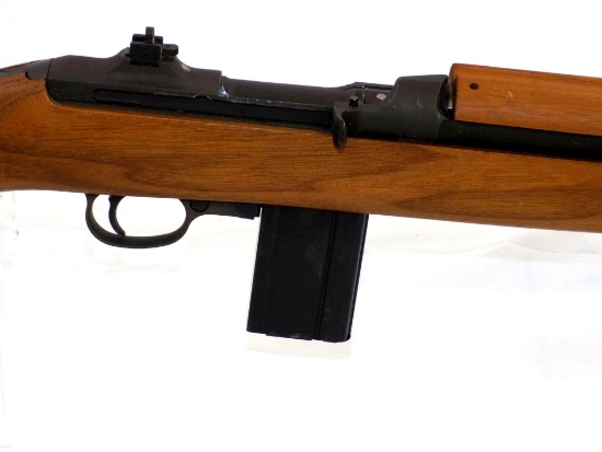 Manufacturer: US Model: M1 carbine Gauge/Cal: .30 Type: Rifle Serial: MB9390 Misc: Two magazines.