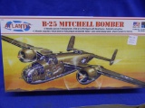 Atlantis B-25 Mitchell Bomber H216 model kit 1:64 scale