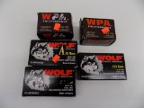 (80) .223 Remington cartridges (40) Wolf brand 55 grain FMJ (40) WPA brand 55 grain FMJ