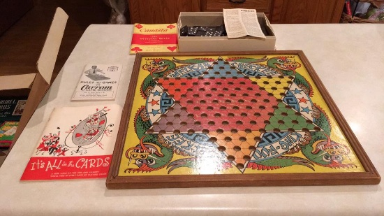 Assorted games and cards