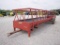 CATTLE BUNK FEEDER ON WHEELS