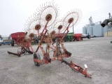 RCS 8 WHEEL HAY RAKE