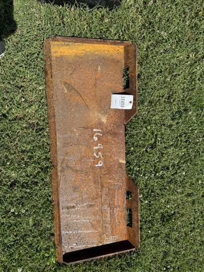 SKID STEER BLANK PLATE