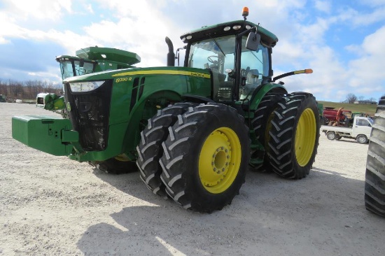 JD 8320R, 2444 Hr, 2014, 1000 PTO, 5 Hyds, QH,