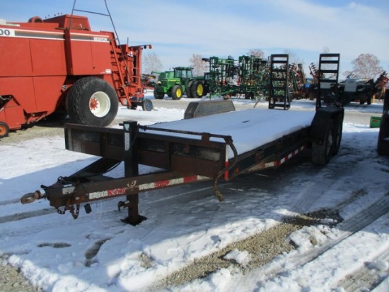 PJ Bumper Hitch 20' Flat Bed w/ Ramps, Yr 02