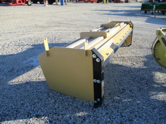 HD Snow Pusher 116" Mounts On Skid Steer