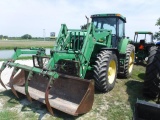 JD 7810 Tractor, Yr 1998, MFWD, w/Loader,