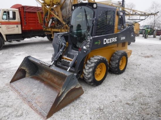 JD 319E Skidsteer, 2014 Year, 809 Hrs