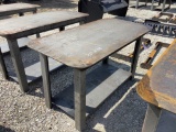 57x29x32”  Steel Work Bench