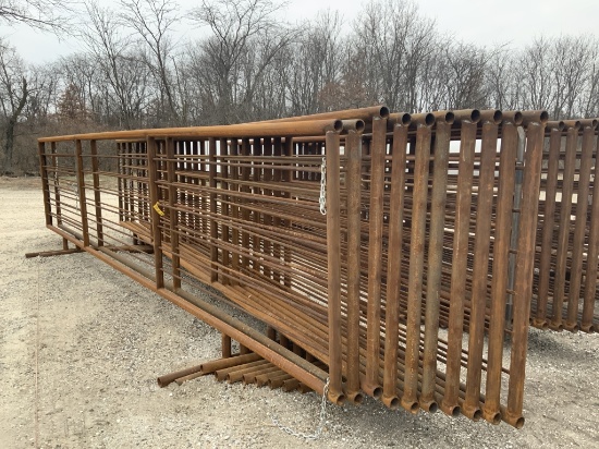 24’ Steel Free Standing Corral Panels